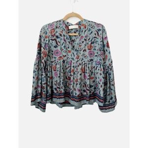 Natalie Martin Multicolor Floral Blouse